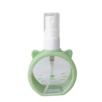1pc 55ml Karikatūra Kaķis Mazo Smidzināšanas Pudeli, Make-up, Ūdens-piepildīts Gudrs Piedurknēm Silikona Smaržas Aerosols Smalka Aerosola Pudelē, Pudelē H5D5