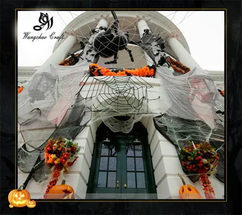 20g/Maiss Halloween decora o Spider Web Biedējošu Grupa Skatuves Dekorācijas Balts Stretchy Izkaltusi Šausmu māja mājas Dekorēšanas piederumi