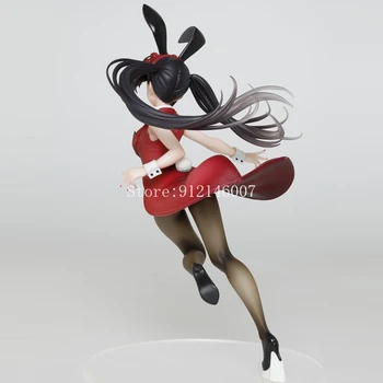 24cm DATUMS DZĪVOT Kurumi Tokisaki Anime Attēls Coreful Attēls Datums Lodi Tokisaki Kurumi Bunny Girl Rīcības Attēls Lelle, Rotaļlietas
