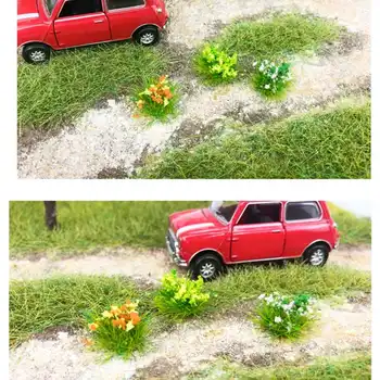 28pcs Modelis Skatuves Reljefa Ražošanas Simulācijas Ziedu Kopu Savvaļas Ziedu DIY Miniatūru Dārzu Dekori Dekorācijas Modelis Ainavas