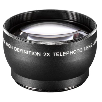 55mm 2X Telefoto Objektīvs Teleconverter Canon, Nikon, Sony, Pentax 18-55mm