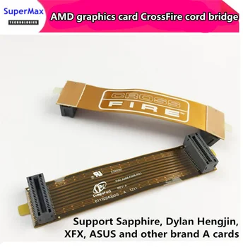 AMD grafikas karti, oriģinālu CrossFire tilts 6CM ATI KF duālu grafikas karšu 9CM mīksto tilts līnijas karikatūra ar SLI