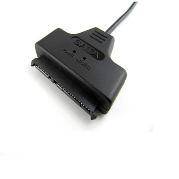 Augstas Kvalitātes USB2.0 SATA Kabeļa Adapteris Adapteris Savienotājs Pārveidotājs 2.5 HDD, Cieto Disku un SSD