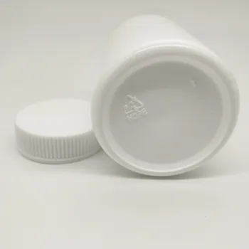 Bezmaksas piegāde 10pcs/daudz 150ml baltā kārta HDPE plastmasas medicīna tableti pudele ar skrūvējamu vāciņu, 150cc 3oz plastmasas pill pudeles