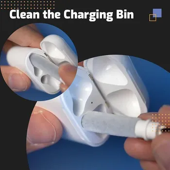 Bluetooth Earbuds Tīrīšanas Pen Tīrīšanas Suku Komplektu Veļas Anti-aizsērējuma Bezvadu Lādēšanas Lodziņā Sadzīves Smalkas Tīrīšanas Outils