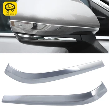 CarMango Auto Piederumi Ārējie Atpakaļskata Spoguļi Chrome Pad Apdares Segtu Rāmja Uzlīme Apdare Toyota Camry XV70 2017-2020