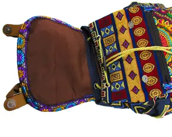 Cilšu Vintage Hmong Taizemes, Indijas Etniskās Boho hipiju etniskā soma, mugursoma mugursoma soma SYS-174