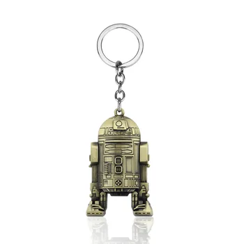 Disney Star Wars Robots Tekstu, Logo, Cinka Sakausējuma Metāla Keychain, Atslēgu, Gredzenu, Kulonu Piederumi Bērnu Rotaļlietas Dzimšanas dienas Dāvanas