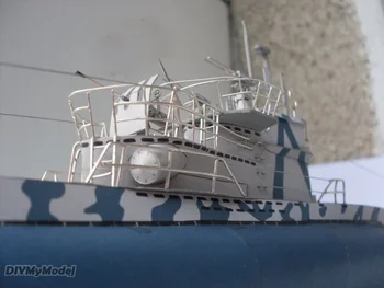 DIYMyModeI vācijas U-laiva u-boot IXC & VIIc DIY Handcraft Papīra Paraugs Komplekts HandmadeToy Puzles, Dāvanu Filmu prop