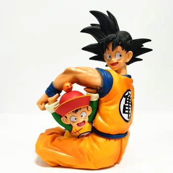 Dragon Ball Z Anime Skaitļi Ichiban Kuji Goku Gohan Tēva Dēls PVC Rīcības Figurals Rotaļlietas DBZ Super Kolekcija Statuetes Modeļu Lelle