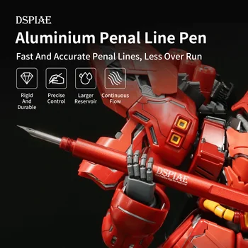 DSPIAE AT-PL Modelis Noplūde Līnijas Pildspalvu neslīdoša Metāla Rokturi Gundam Krāsošana Līdzeklis Iekļūst Pildspalvu