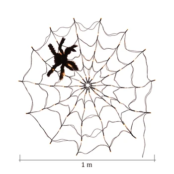 Halloween LED Zirnekļa tīkls, gaismas Apdares Gaismas Galvaskausa Spokiem Puses Kontroles Gaismas Ķirbju Puse Halloween Puse Dekori Mājas
