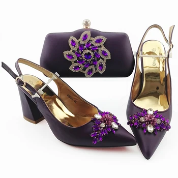 Jaunākās Modes itāļu kurpes un soma, noteikt vairumtirdzniecības Persiku krāsas kāzu kurpes un pieskaņotu somiņu, lai sievietes puses