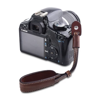 Kamera PU Siksniņa Dubultā Ādas Roktura Siksniņa Sony Olympus Nikon Fujifilm X-T3 X-T2 Canon EOS R 4000D 1300D 800D
