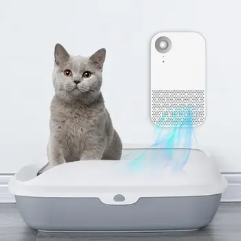 Kaķu Pakaiši Kastē Gaisa Attīrītājs Ozona Ģenerators Pet Smaku Eliminator Sterilizations Deodorizer Kaķis Suns