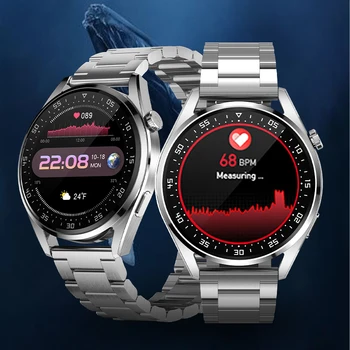 LIGE Jaunu Modes Bluetooth Zvanu Vīriešiem Smart Skatīties Pilnu skārienekrānu, Sporta Pulkstenis Ūdensizturīgs Sirds ritma Monitors Smartwatch
