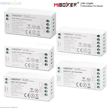 MiBoxer 2.4 G RF Bezvadu Vienā Krāsā KMT RGB RGBW RGB+PKT FUT035S FUT036S FUT037S FUT038S FUT039S Mini Izmēra LED Kontrolieris 12V