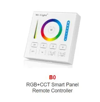 Miboxer Mi gaismas B0/B1/B2/B3/B4/B8/T1/T2/T3/T4, spilgtums/CT/RGB/RGBW/RGB+PKT Smart Panelis Tālvadības sloksnes LED RGB kontrolieris Reostats