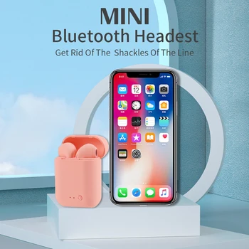Mini 2 TWS Bluetooth 5.0 Austiņas Multicolor Bezvadu Austiņas Ūdensizturīgs Earbuds, Iphone, Huawei OPPO Xiaomi Austiņas