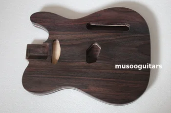Musoo zīmola elektriskās ģitāras komplektu visiem cieto rožkoka