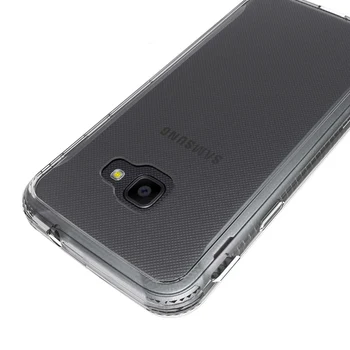 Mīksts Silikona TPU/PC Case For Samsung Galaxy Xcover 4 Fundas Capa Triecienizturīgs pilnīgi Skaidrs, Shell Grūti Aizmugurējo Vāciņu X Vāks 4