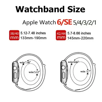 Neilona Cilpa Par Apple Skatīties Joslas 44mm 40mm 42mm 38mm 45mm 41mm Smartwatch siksna Sporta Aproce iwatch sērija 1 2 3 4 5 ZVIEDRIJA 6 7