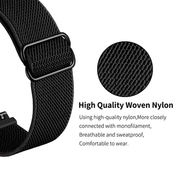 Neilona Solo Cilpas Siksnas Samsung Galaxy Watch4 40mm 44mm joslā, Audums Elastīgs, lai Watch4 classic 46mm 42mm aproce Watchbands