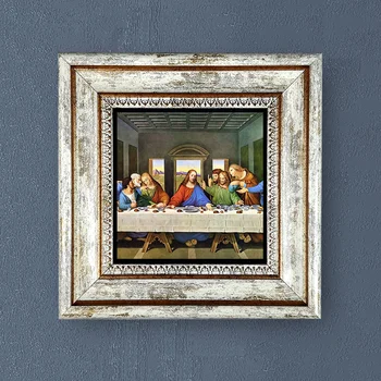 Roku Darbs Dabīgā Akmens Glezna, Ierāmēta Sienas Dekori Da Vinci Tēmu Istaba Vintage Plakāta Attēlu, Dāvanu, Rotājumu Speciālās Drukas Gabalu