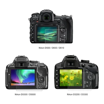Rūdīta Stikla Screen Protector For Nikon D5/D500/D7100/D7200/D610/D600/D750/D810/D800/D800E/D850/D4S/ D5200/D5100/P530/P510