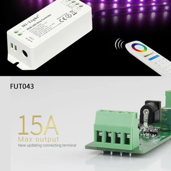 Smart RGB/RGBW/RGB+PKT LED Lentes Kontrolieris/Sistēmas DC 12V~24V;2.4 G Bezvadu Paneļa Tālvadības pults;var wifi/APP/balss vadība