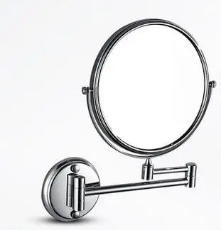 Sudraba Paplašinot 8 collas kosmētikas sienas uzstādīts veido skūšanās spogulis vannas istabas spogulī, 7x Palielinājumu