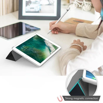 Tablet Case For ipad 10.2 2019 Folio Stand PU Ādas Automātiskā Miega režīms Smart Cover, Apple ipad 7 7 10.2