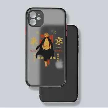Tokijas Revengers Tālrunis Lietā Par iphone 12 11 8 7 plus mini x xs xr pro max matēts caurspīdīgs manjiro sanofi vāciņu