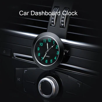 Universāls Auto Pulkstenis Stick-On Elektronisko Skatīties Paneļa Noctilucent Apdarei: SUV