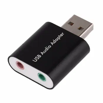 USB Ārējo Stereo Skaņas Adapteris Nav Draiveri Nepieciešami Windows un Mac Plug and Play Skaņas Kartes Adapteris Converter Grāmatiņa