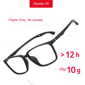 UVLAIK Ultravieglajiem TR90 Brilles Rāmis Vīriešu Sporta Elastīgu Regulējamu Auss Āķis Brilles Objektīvs Pielāgot Tuvredzība Recepšu Stikla