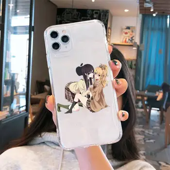 Yinuoda Anime lesbiešu Yuzu Citrusu Aihara Mei Telefonu Gadījumā Pārredzama iPhone 6 7 8 11 12 13 s mini pro X XS XR MAX Plus