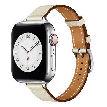Ādas Attelage siksnu Apple Skatīties joslas 41mm 40mm 45mm 42mm watchband aproce Vienu Tour iWatch Series 7 3 4 5 6 SE siksna