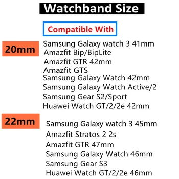 Ādas Joslu Samsung Galaxy noskatīties 4 Classic/Aktīvā 2/3/42mm/46mm 20mm 22mm aproce Huawei GT/2/3 Pro Galaxy noskatīties 4 siksna