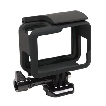 ŠAUT aizsargrāmi Gadījumā Black Action Camera Robežu Vāks Korpusa Stiprinājums Gopro Hero 5 6 7 Alumīnija + PC Komplektā 1 Plastmasas